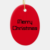 宇宙エイリアンSF地球外UFO セラミックオーナメント (裏面)