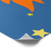 宇宙エクスプローパーソナライズされたラポスター ポスター (角)