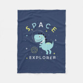 宇宙エクスプローラの子のフリースブランケット フリースブランケット (正面)