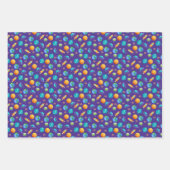 宇宙エクスプローラーの青 ラッピングペーパーシート (正面2)