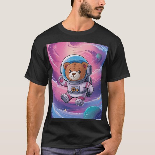 宇宙エクスプローラーテディ Tシャツ (正面)
