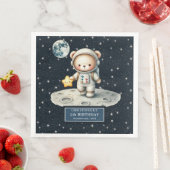 宇宙エクスプローラーベアーナプキンスforボーイ誕生日 (インサイチュ)