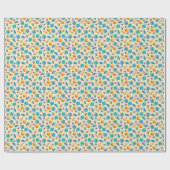 宇宙エクスプローラー淡い色のオン黄 ラッピングペーパー (フラット)