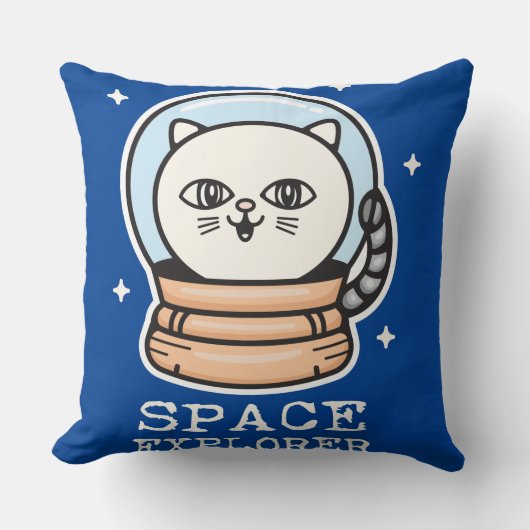 宇宙エクスプローラCat クッション (正面)