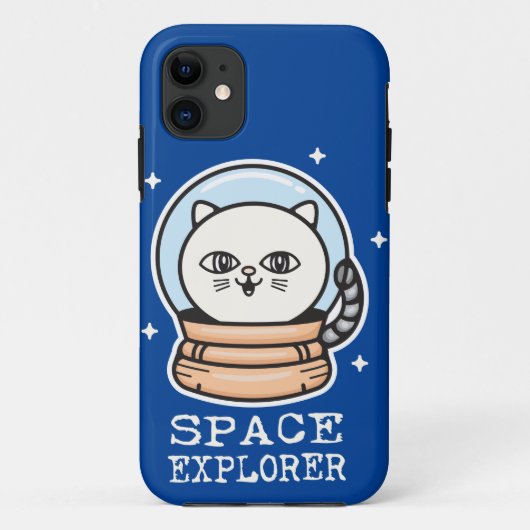 宇宙エクスプローラCat Case-Mate iPhoneケース (裏面)
