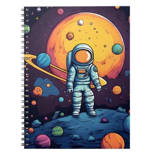 宇宙エクスプローラiPadカバー ノートブック (正面)