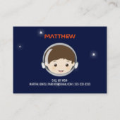 宇宙エクスプロー遊ラの日付の通話カード コーリングカード (裏面)