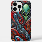 宇宙エネルギーに巻き込まれたエイリアン Case-Mate iPhoneケース (裏面)