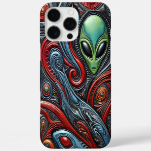 宇宙エネルギーに巻き込まれたエイリアン iPhone 16 PRO MAXケース