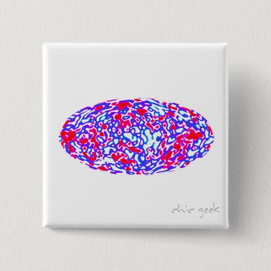 宇宙エネルギー -- ファンキーな版 缶バッジ (正面)