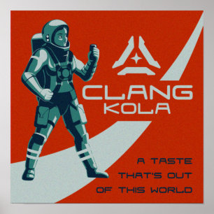 宇宙エンジニアのポスター – Clang Kola ポスター