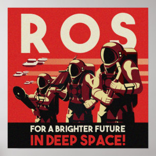 宇宙エンジニアのポスター – ROS ポスター