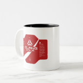 宇宙エンジニアツートーンマグスタイルクランコラ ツートーンマグカップ (正面左)