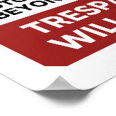 宇宙エンジニアNo Access警告のポスター ポスター (角)