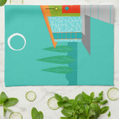 宇宙エージカートゥーンハウスキッチンタオル キッチンタオル (折り畳み)