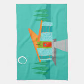 宇宙エージカートゥーンハウスキッチンタオル キッチンタオル (縦)