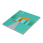 宇宙エージカートゥーンハウスセラミックタイル タイル (側面)