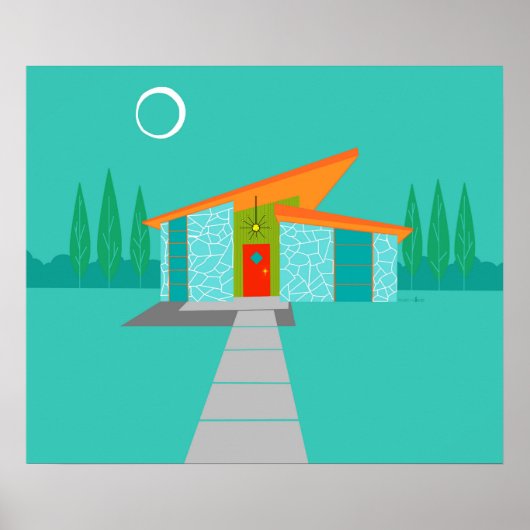 宇宙エージカートゥーンハウスポスター ポスター (正面)