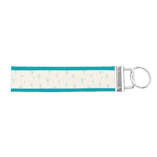 宇宙エージターコイズスターバストリストキーチェーン リストバンドキーホルダー (鍵右)