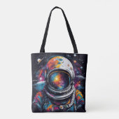 宇宙オデッセイ感じ – 宇宙の中よ! トートバッグ (裏面)