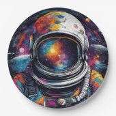 宇宙オデッセイ感じ – 宇宙の中よ! ペーパープレート (正面)