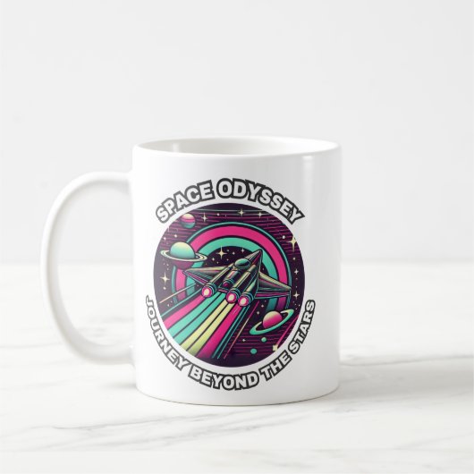 宇宙オデッセイ:ジャーニービヨンドザスターズ宇宙オディス コーヒーマグカップ (左)