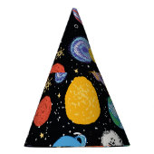 宇宙オデッセイ:惑星パターン パーティーハット (右)
