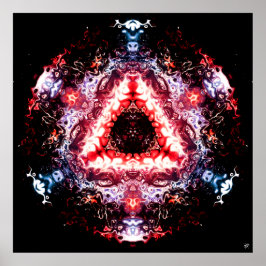 宇宙オーガニックポータルv2 – パターンpareidolia ポスター