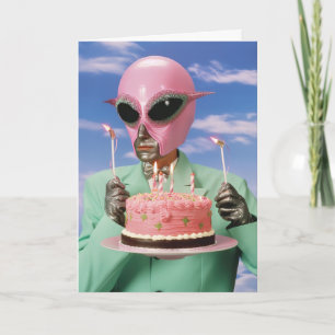 宇宙オートクチュール誕生日カード カード