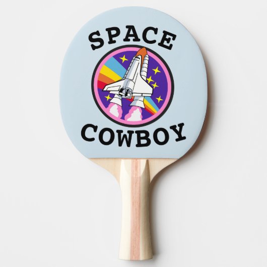 宇宙カウボーイおもしろい卓球ラケット 卓球ラケット (正面)