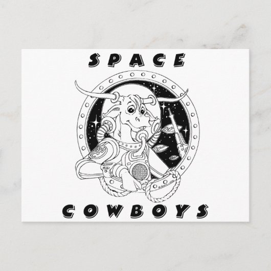 宇宙カウボーイズ葉書 ポストカード (正面)