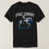 宇宙カウボーイ宇宙飛行士 Tシャツ (デザイン正面)