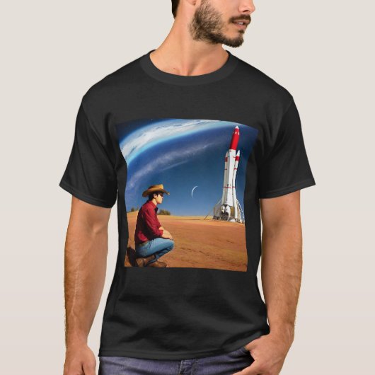 宇宙カウボーイ Tシャツ (正面)