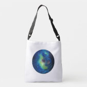 宇宙カスタムオールオーバープリントクロス体バッグ クロスボディバッグ (裏面)