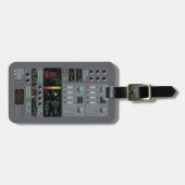 宇宙カスタムシャトルコントロールボードラゲッジタグ ラゲッジタグ (正面横)