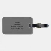 宇宙カスタムシャトルコントロールボードラゲッジタグ ラゲッジタグ (裏面横)