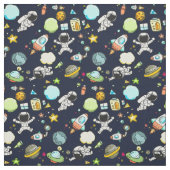 宇宙カッコいいテーマ – 宇宙飛行士&ロケット船 ファブリック (見本)