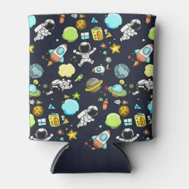 宇宙カッコいいテーマ – 宇宙飛行士&ロケット船 缶クーラー