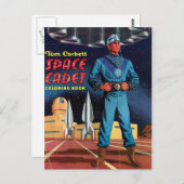 宇宙カデットカラーリングブック ポストカード (正面/裏面)