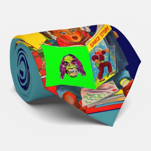 宇宙カデットボーイプリント ネクタイ (ロール)