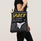 宇宙カデット宇宙船 トートバッグ (クローズアップ)