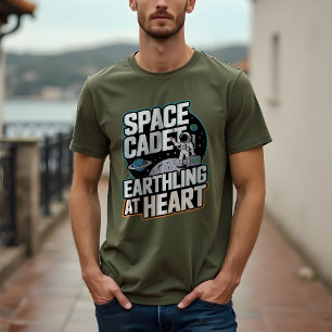 宇宙カデット、ハートでの土砂降り:宇宙飛行士 Tシャツ