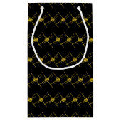 宇宙カデット、宇宙船、誕生日 スモールペーパーバッグ (裏面)