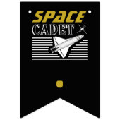 宇宙カデット、宇宙船、誕生日 バンティングフラッグ (第1の旗)