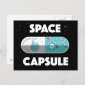 宇宙カプセル ポストカード (正面/裏面)