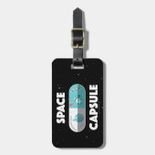 宇宙カプセル ラゲッジタグ (正面縦)