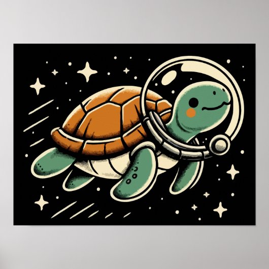 宇宙カメ ポスター (正面)