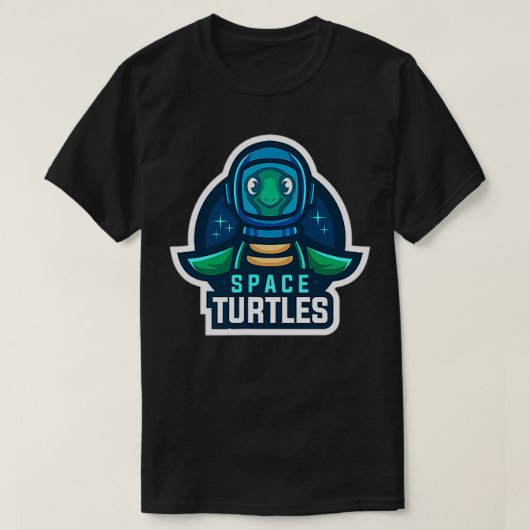 宇宙カメ Tシャツ (デザイン正面)