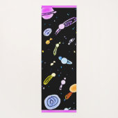 宇宙カラフルの天体の模様 ヨガマット (裏面)