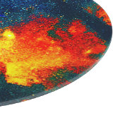 宇宙カラフルの旅。買今 カッティングボード (角)